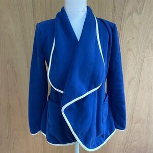 Women's Blue Jacket with White Trim